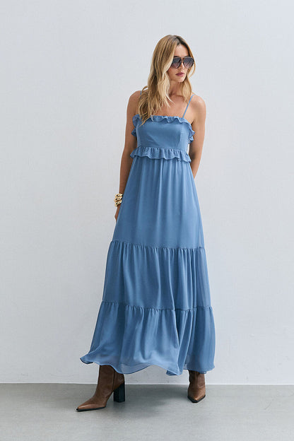 Vestido Midi Chiffon