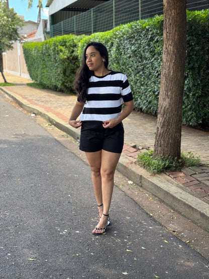 Blusa Listras de Tricô