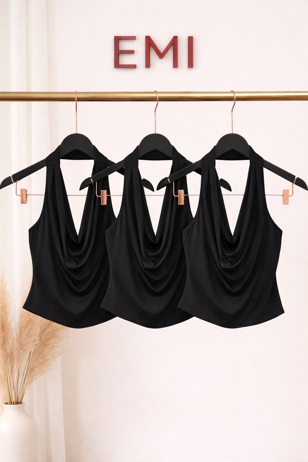 Blusa Frente Unica Preta