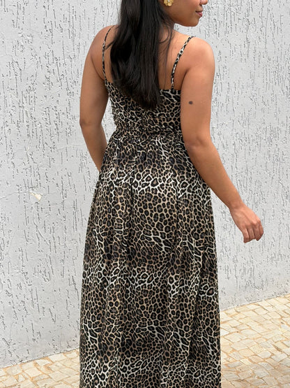 Vestido Longo Onça