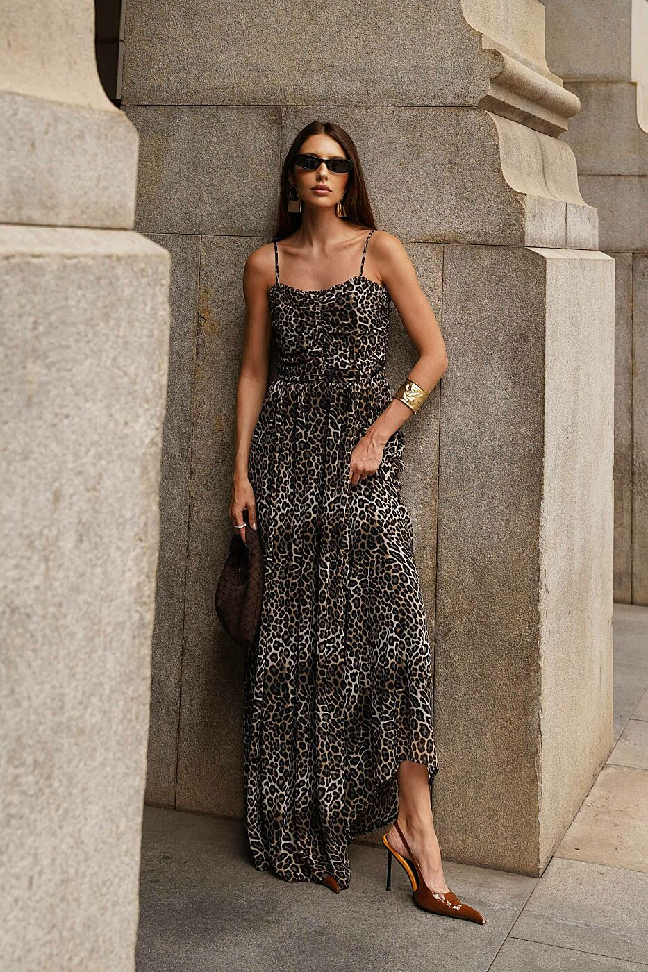 Vestido Longo Onça
