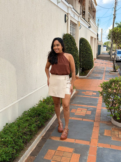 SHORT SAIA CREME