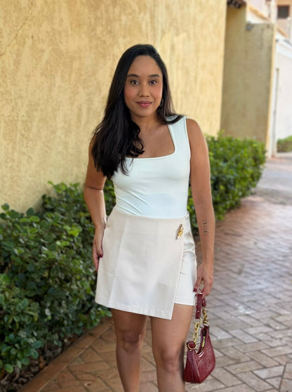 SHORT SAIA CREME