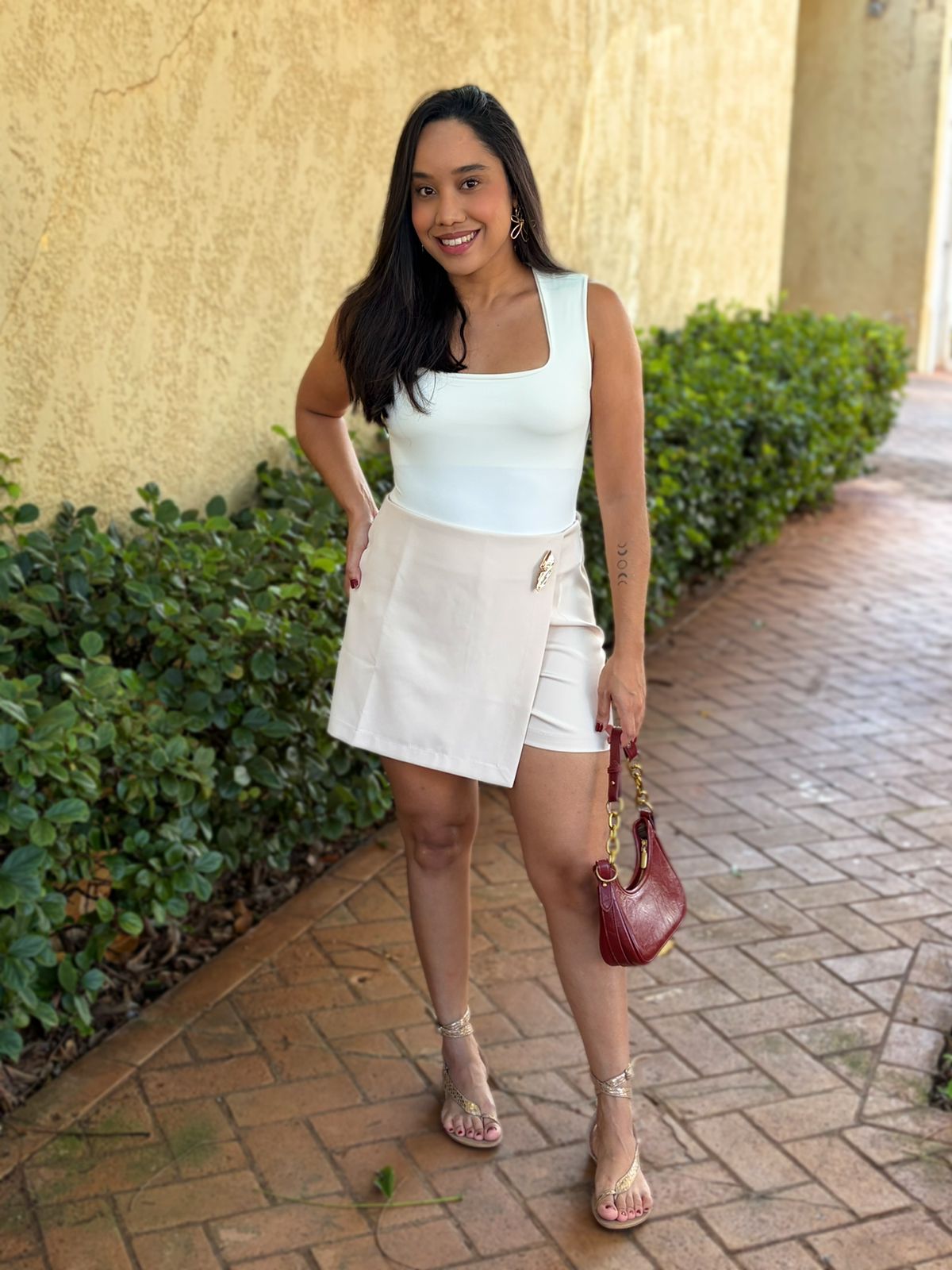 SHORT SAIA CREME