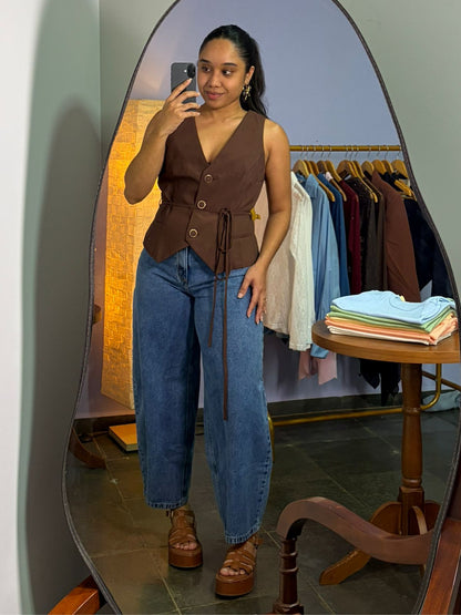 Calça Jeans Balloon