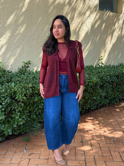 Calça Jeans Barrel