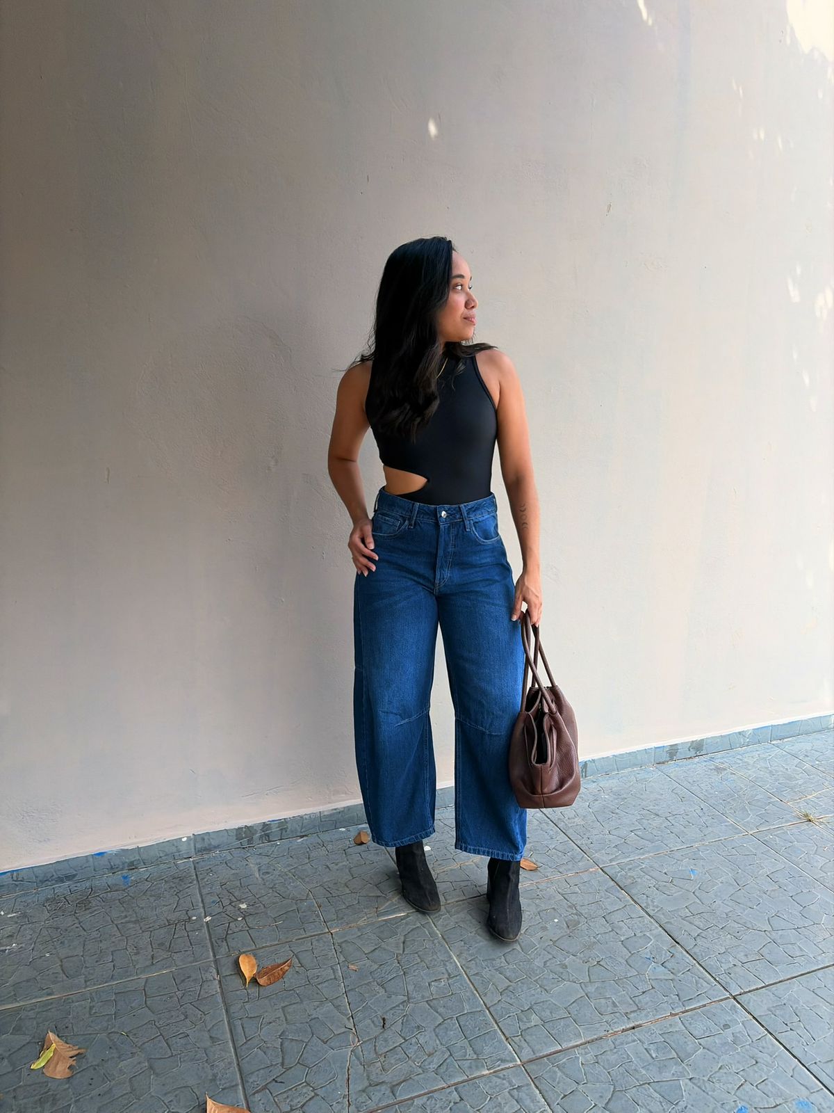 Calça Jeans Barrel