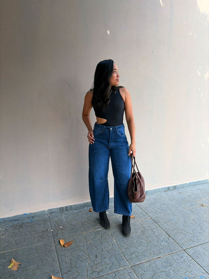 Calça Jeans Barrel