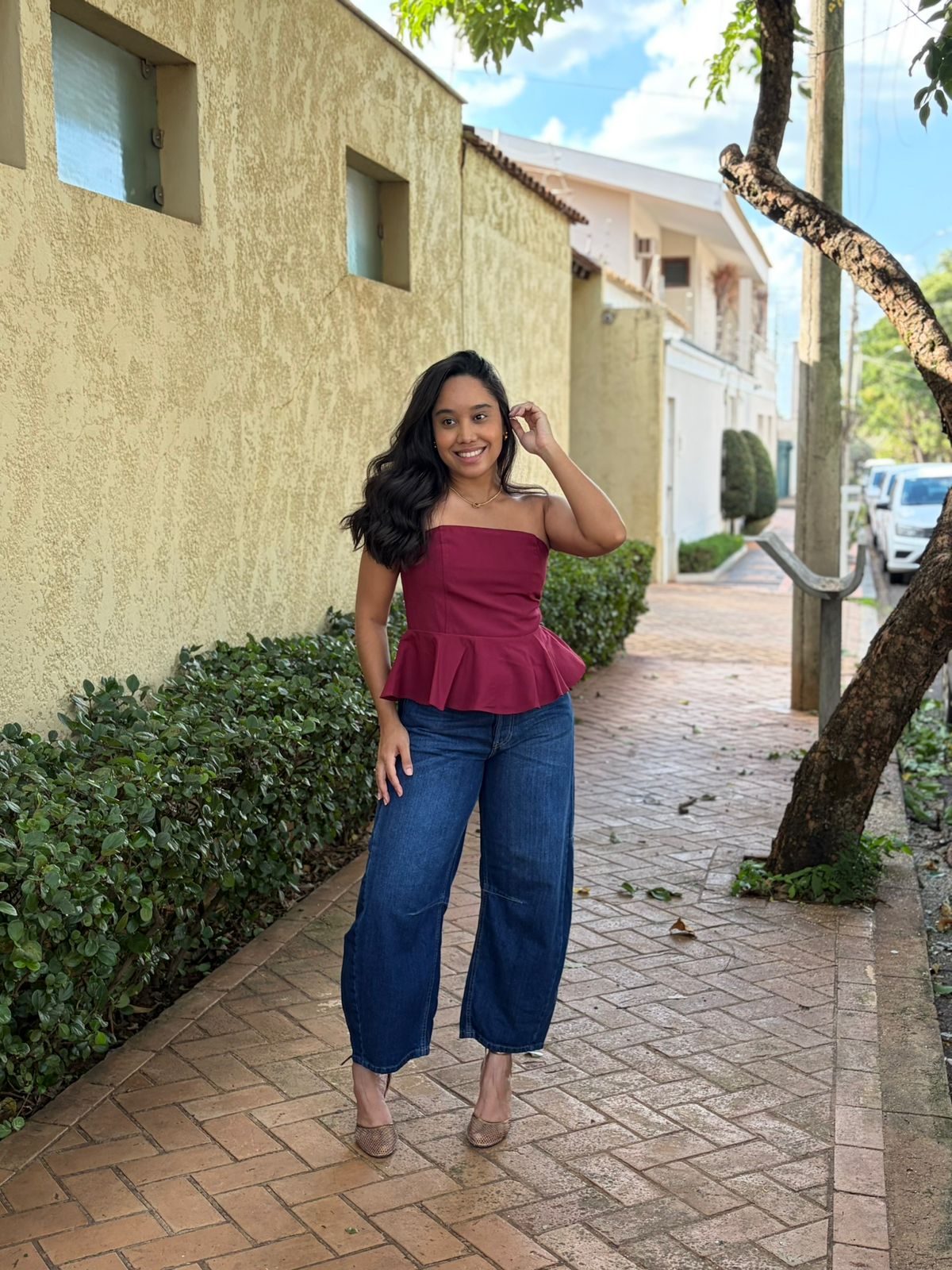 Calça Jeans Barrel
