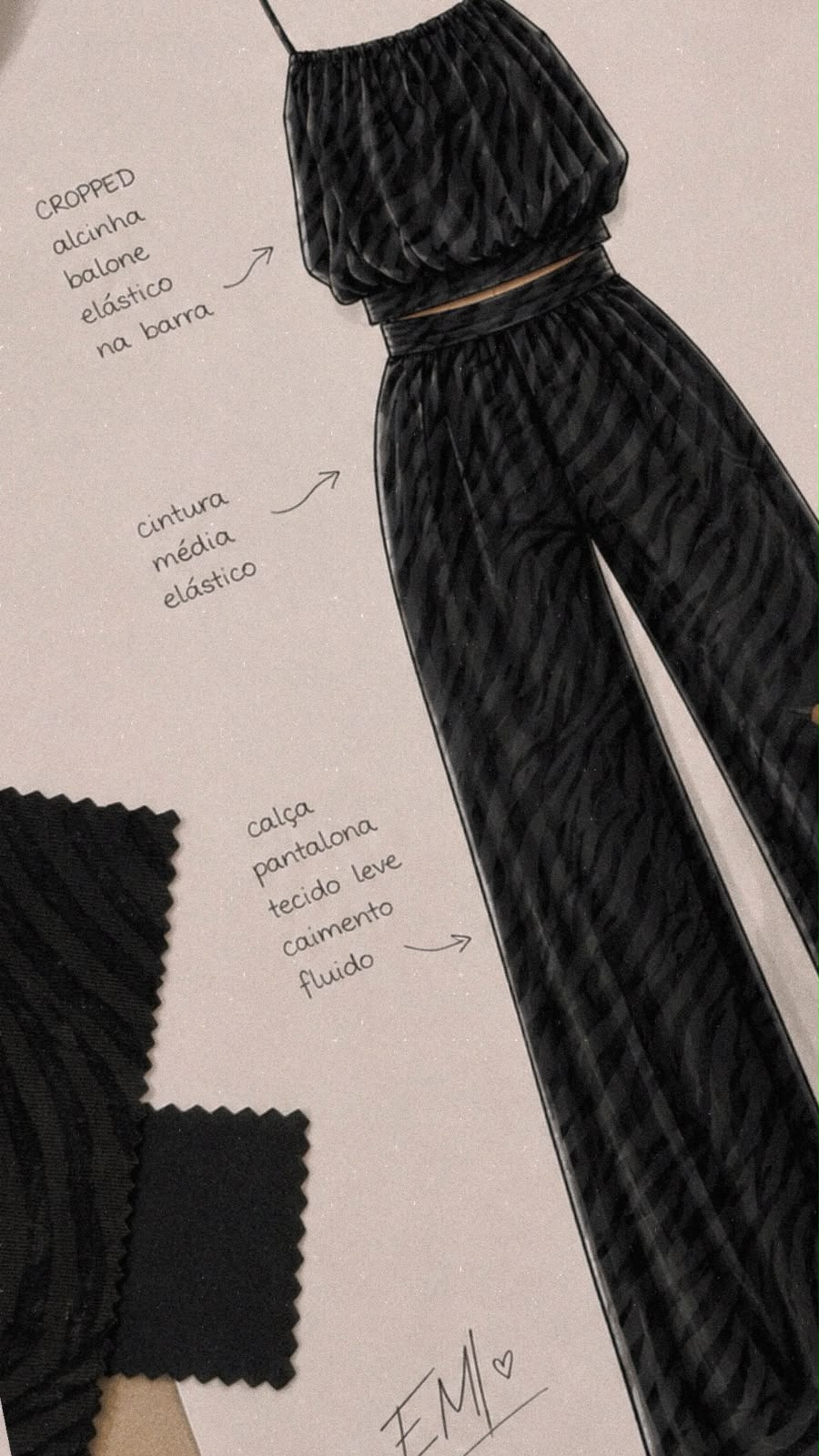 Calça Zebra Devorê