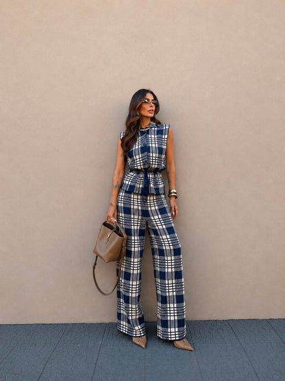 Conjunto de Tricô Xadrez