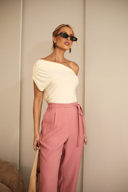 Calça Cenoura Blush