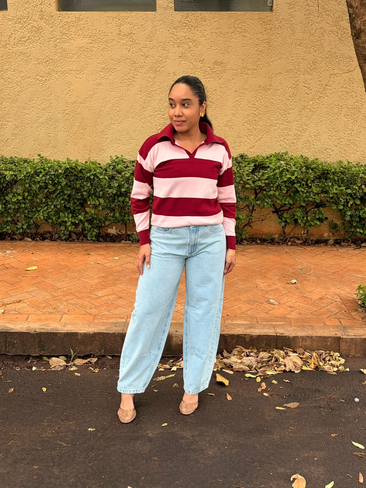 Jeans Barrel Lavagem Clara