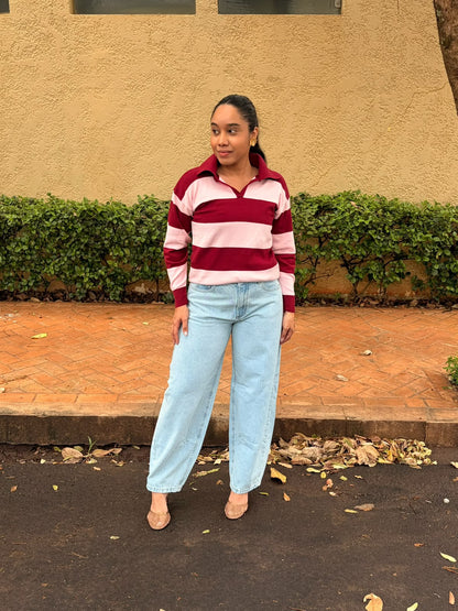 Jeans Barrel Lavagem Clara