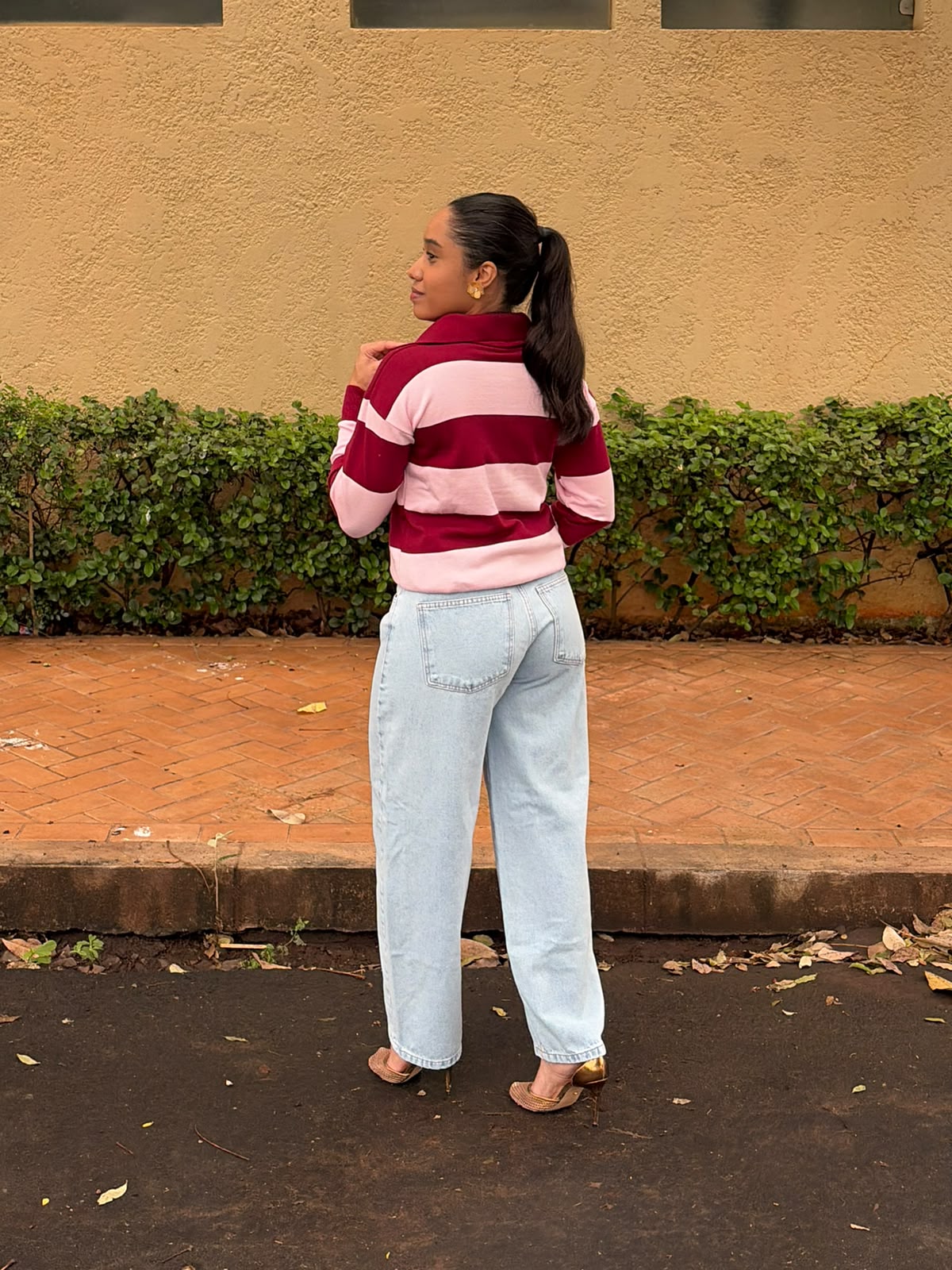 Jeans Barrel Lavagem Clara