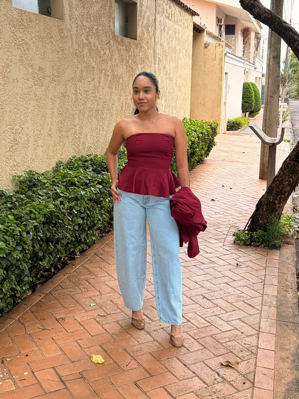 Jeans Barrel Lavagem Clara