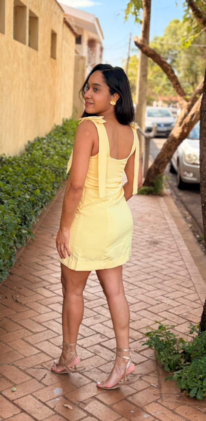 Vestido Laço Amarelo