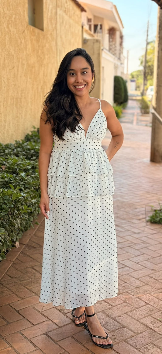 Vestido Midi de Poá