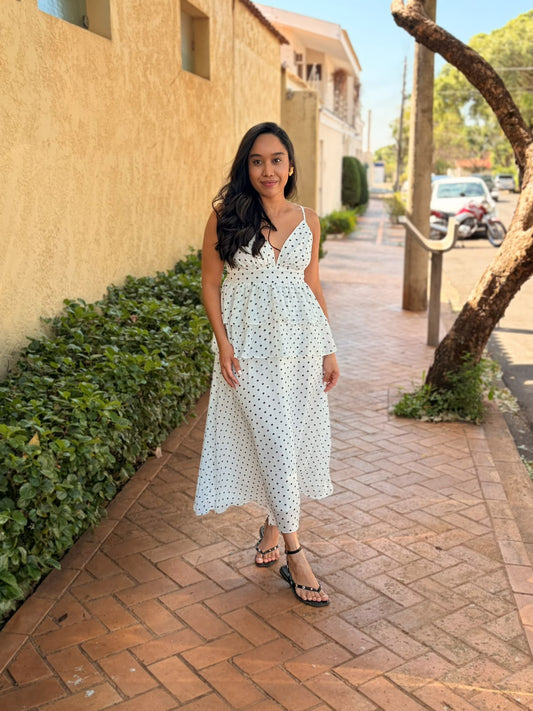 Vestido Midi de Poá