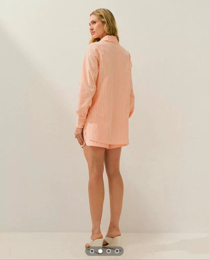 Conjunto Listrado Camisa + Short