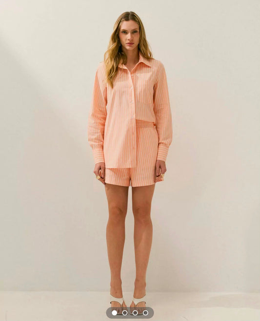 Conjunto Listrado Camisa + Short