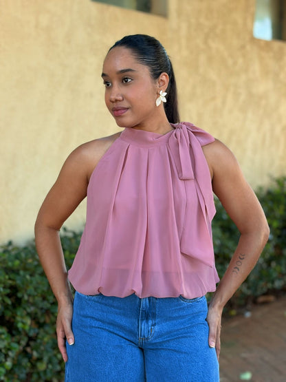 Blusa Rosa Envelhecido