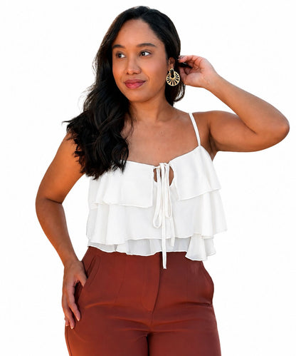Cropped Babados