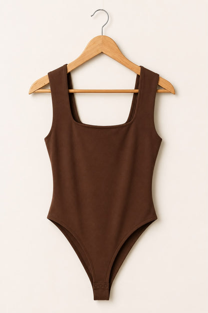 Body Decote Quadrado Cavado