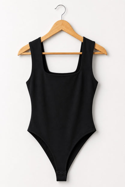 Body Decote Quadrado Cavado